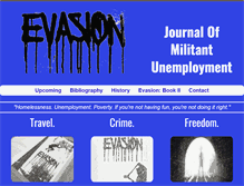 Tablet Screenshot of evasionbook.com